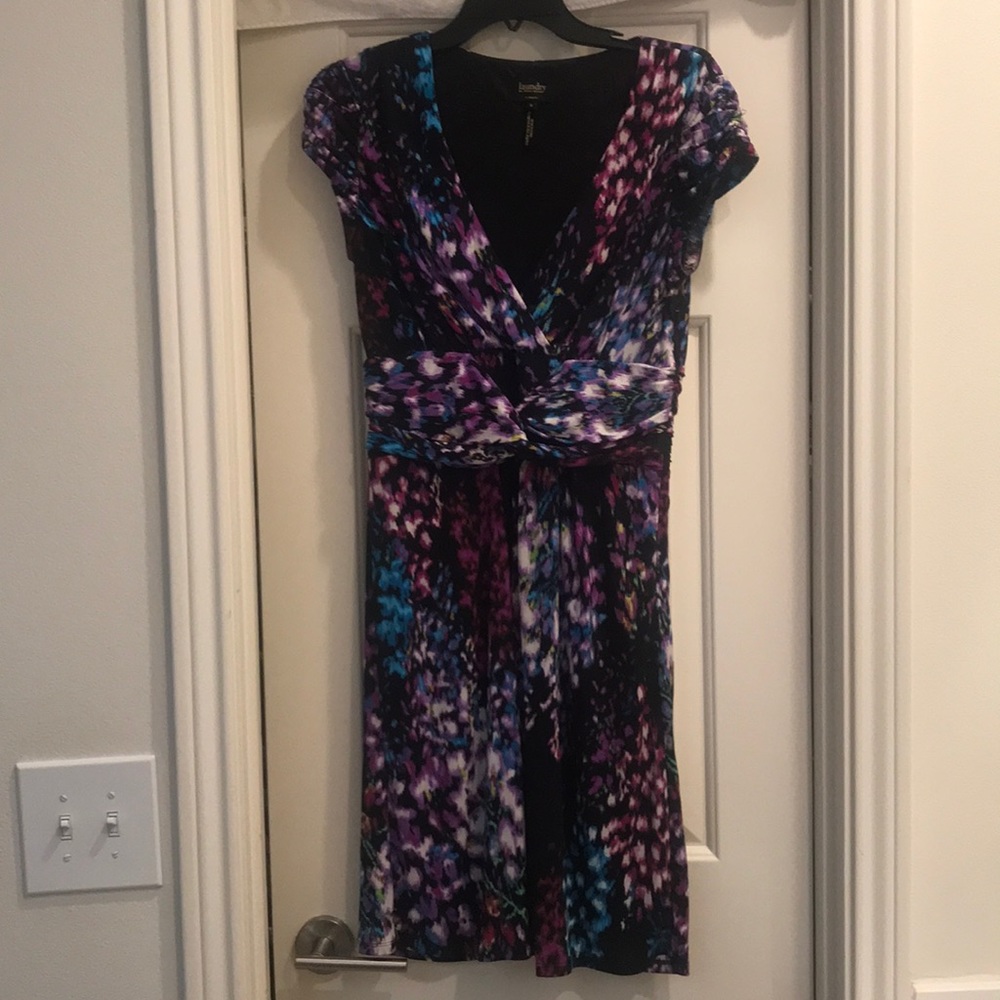 Laundry by Shelli Segal Colorful Abstract Dress